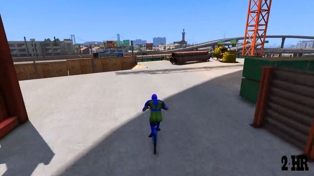 GTA 5 Rainbow Spiderman Jumping Off Highest Buildings (Spider-Man Jumps & Ragdolls) #20 смотреть онлайн