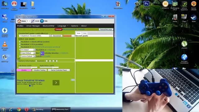 Как подключить Китайский Геймпад Dualshock 3 к Компьютеру смотреть онлайн