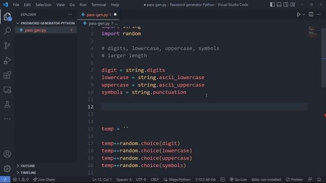 Python Password Generator: A Project for Beginner Programmers смотреть онлайн