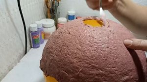 Абажур из папье маше своими руками/Красота из мусорного ведра