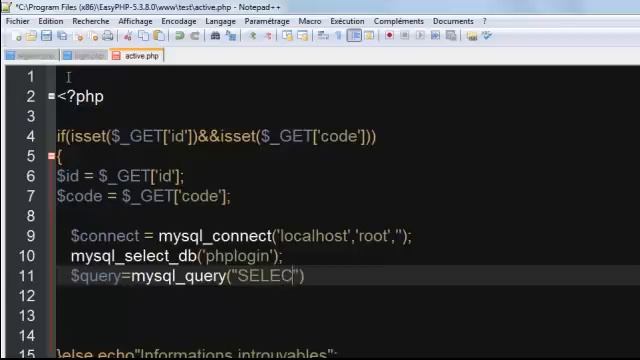 Tutoriel pour apprendre php-mysql(formulaire:inscription-connexion:email de confirmation part4) смотреть онлайн