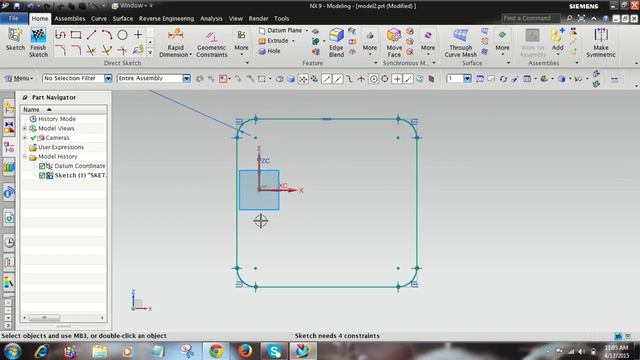 BMW Car Design and Sweep Alonguide Curve in unigraphics NX смотреть онлайн