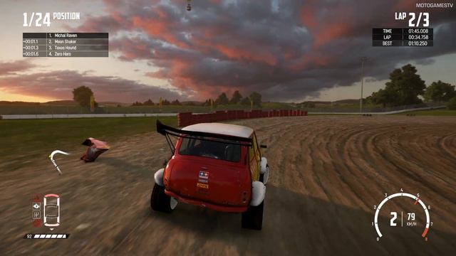 Wreckfest - Speedie At Eagles Peak Motorpark Racing Track Gameplay [Season 2 Racing Heroes Car Pack