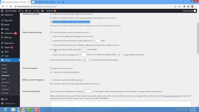 Wordpress Tutorial - General Setting & Other Setting Option смотреть онлайн