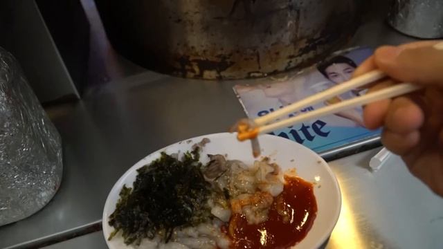 Еда в Корее ( рынок Корейский еды в Сеуле )