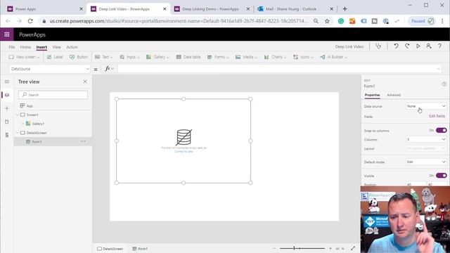 PowerApps Deep Linking - Send a direct link to a specific record/screen in your app with parameters смотреть онлайн