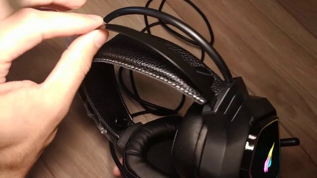 Наушники игровые с микрофоном и подсветкой HAVIT HV-H656D GAMING, black смотреть онлайн