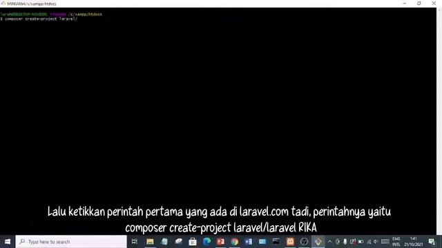 Cara Menginstal Laravel Menggunakan Composer dan Git di Windows 10 смотреть онлайн