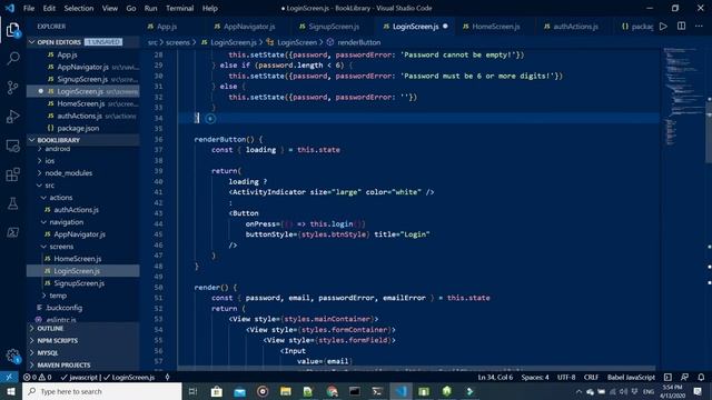 10 Firebase authentication and AsyncStorage смотреть онлайн