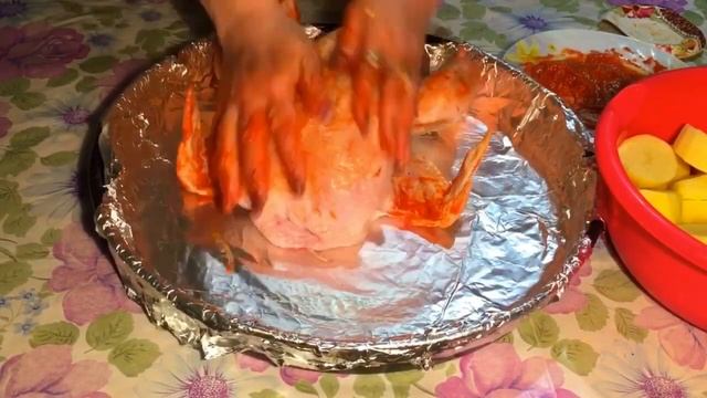 Курица с картошкой в духовке! Հավը ջեռոցում. Havi msov utestner смотреть онлайн