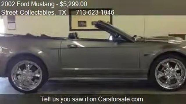2002 Ford Mustang GT Deluxe Convertible - for sale in Housto смотреть онлайн