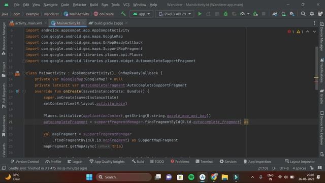 How to add Search Bar on Google Map || Autocomplete for Places || Android Studio Kotlin смотреть онлайн