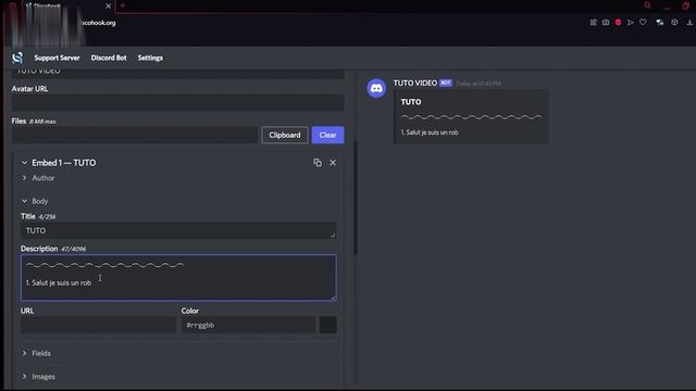COMMENT FAIRE UN EMBED DISCORD ? смотреть онлайн