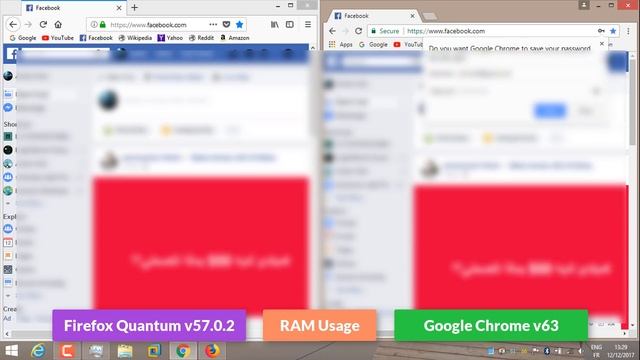 Firefox Quantum vs Google Chrome - RAM Usage смотреть онлайн