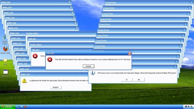Windows Xp Crazy Error EXTENDED!! смотреть онлайн