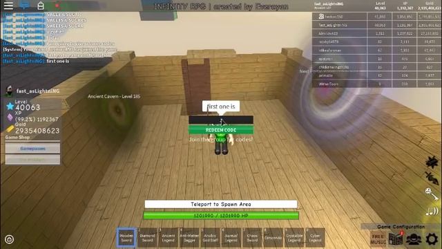 roblox Infinity RPG Codes....Working 2018 (EXPIRED) (new video code at desc смотреть онлайн