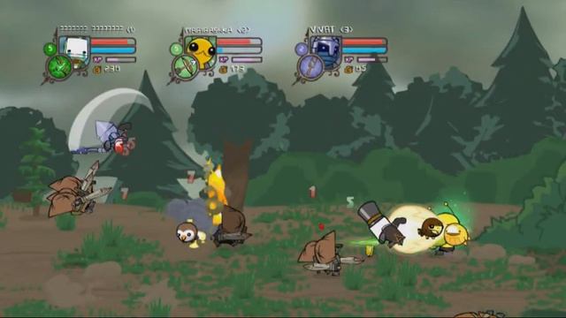 прохождение castle crashers:часть 1(провисаем) смотреть онлайн