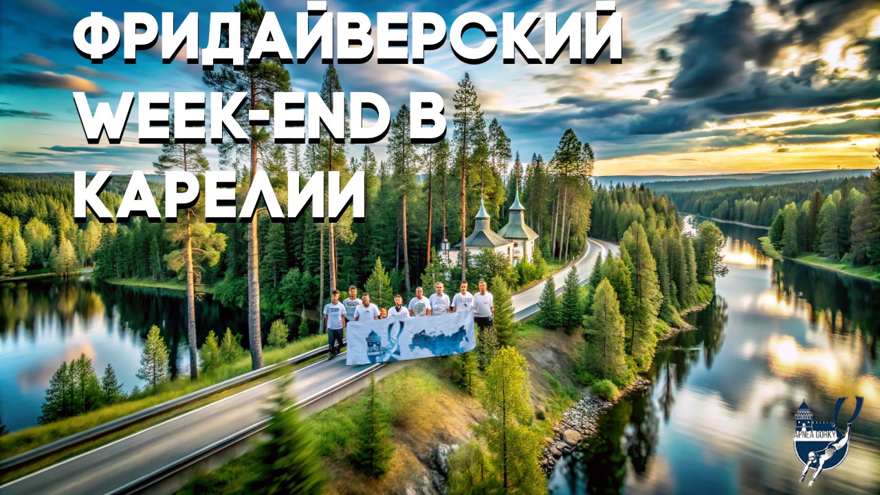 Фридайвеский week-end в Карелии с командой #ApneaGorky смотреть онлайн