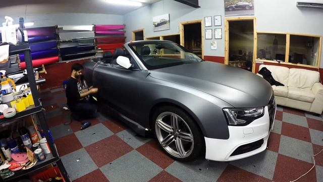 Audi A5 Anthracite Grey Wrap смотреть онлайн