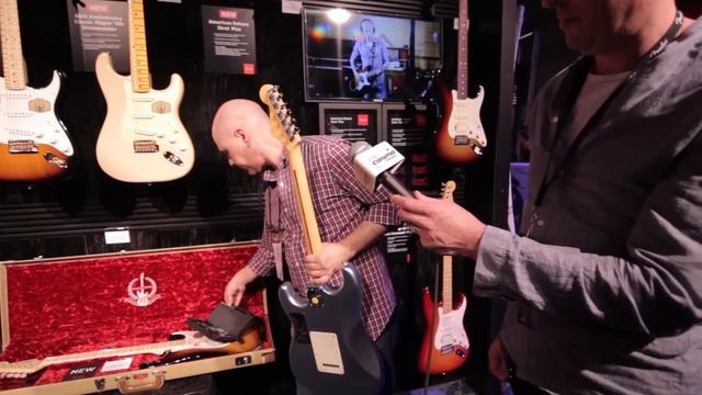 Fender American Deluxe Strat Plus - Cosmo Music at NAMM 2014 смотреть онлайн