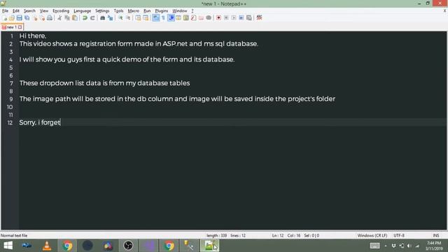 How to create Registration form is ASP.NET C# with MS SQL Database смотреть онлайн