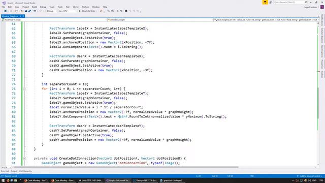 Unity Tutorial - Create a Graph： Axis Labels смотреть онлайн