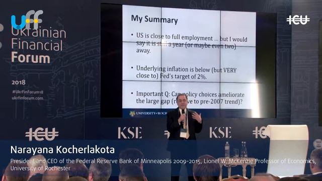 #UkrFinForum18 -- Narayana Kocherlakota keynote speech (UKR) смотреть онлайн