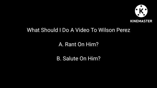 Question For Wilson Perez Haters (Share This Video)(Users Who Have A Community Tab Only) смотреть онлайн