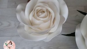 БЕСПЛАТНЫЙ МК-НАСТОЛЬНАЯ РОЗА СВЕТИЛЬНИК ИЗ ИЗОЛОНА