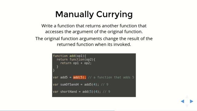 Understanding Javascript Curry function смотреть онлайн