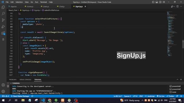 React Native Chat Application Development Part 02 Sign Up Process #react #reactnative #chatapp смотреть онлайн