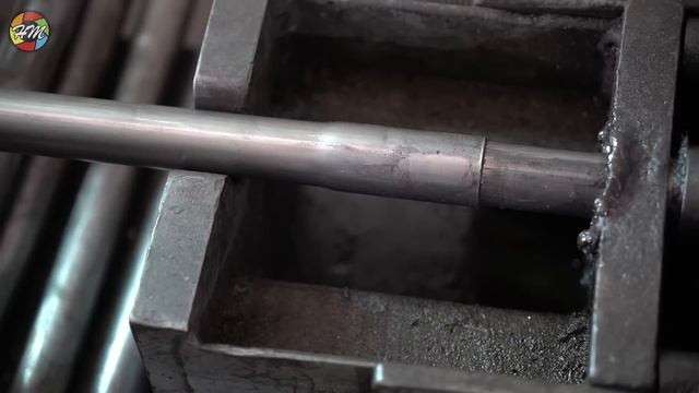 Amazing Technique of Making Motorcycle Silencers in Factory || How Bike Mufflers are Made. смотреть онлайн