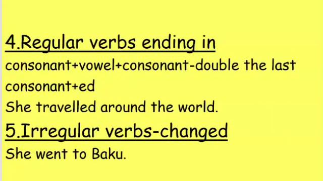 Past Simple Tense form смотреть онлайн