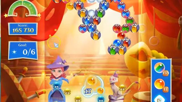 Bubble Witch 2 Saga Level 2210 with no booster & 2 bubbles left смотреть онлайн