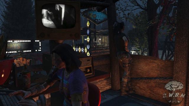 Riverside Haunt: ASMR, Classic Horror Radio, and Halloween Gaming Ambiance | Fallout 4 смотреть онлайн
