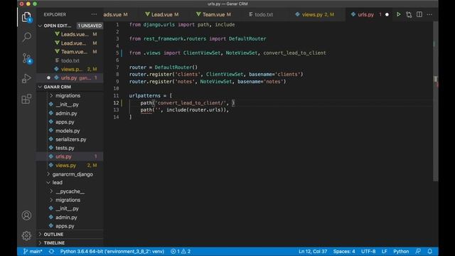 Building a Simple CRM Using Django And Vue - Part 10 - Convert lead | Django (DRF) And Vue Tutorial смотреть онлайн