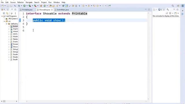 CORE JAVA - P12 CSE61 Extending Interfaces (CSE Department) смотреть онлайн
