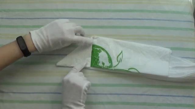 Как свернуть пакет-майку треугольником смотреть онлайн