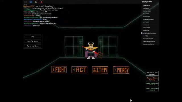ASGORE 3D FIGHT ON UNDERTALE ROBLOX!!! смотреть онлайн