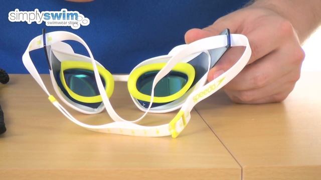 Speedo Fastskin 3 Super Elite Goggle Mirror - White - www.simplyswim.com смотреть онлайн