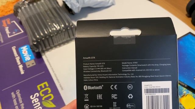 Huami Amazfit GTR 42mm Global Version Unboxing and First Look !!! смотреть онлайн