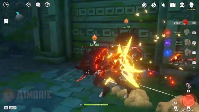 Hu Tao Dungeon Puzzle Easy Guide | Genshin Impact | смотреть онлайн