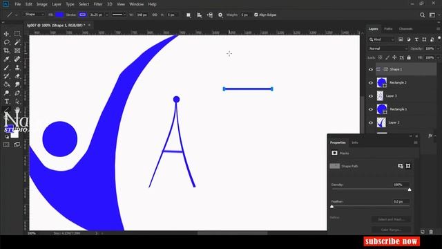 vaibav online.com logo design Tutorials | photoshop cc | @nagastudioinfo смотреть онлайн