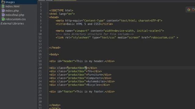 3 - Basics of HTML5/CSS3: using classes and selectors смотреть онлайн