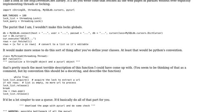 Better multithreading with network IO and database queries (2 Solutions!!) смотреть онлайн