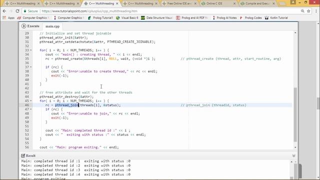 C++ - Joining & Detaching Threads смотреть онлайн