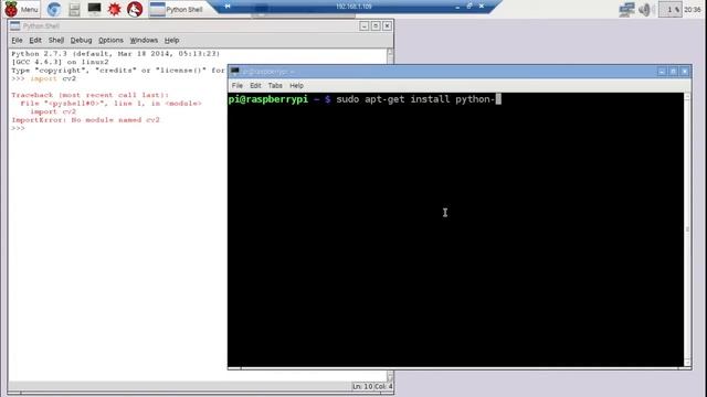 Install OpenCV 2 on Raspberry Pi/Python 2 смотреть онлайн