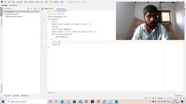 Heap Sort in C++ смотреть онлайн