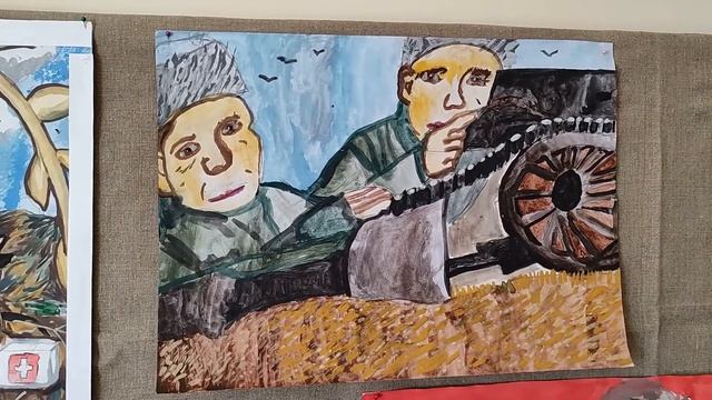 ВЫСТАВКА рисунков "Великая Победа" смотреть онлайн