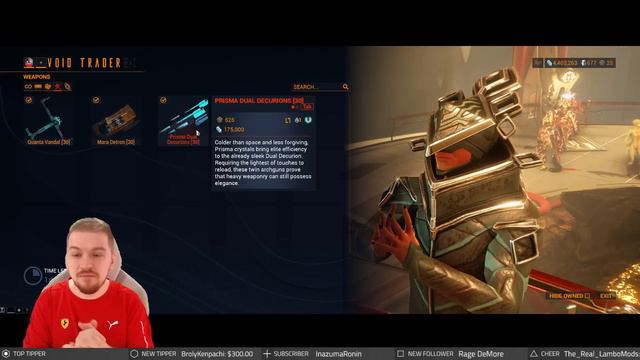 Baro Ki'Teer the Void Trader (December 15th) - Quick Recommendations (Warframe Gameplay) смотреть онлайн